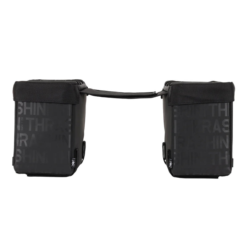 Thrashin Supply Escape Base 18L Throw-Over Motorcycle Saddlebag Set