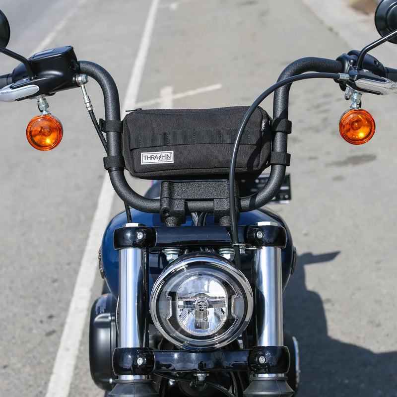 Thrashin Supply Motorcycle Handlebar Bag Utility