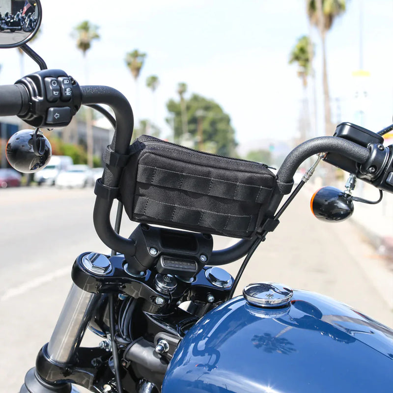 Thrashin Supply Motorcycle Handlebar Bag Utility