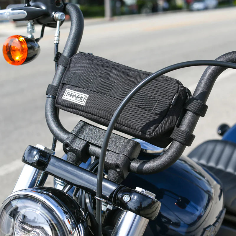 Thrashin Supply Motorcycle Handlebar Bag Utility