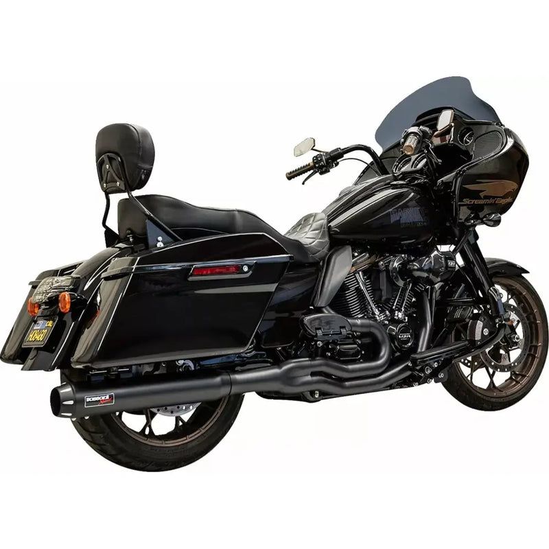 Bassani Road Rage Straight Can 2-into-1 Exhaust System for Harley