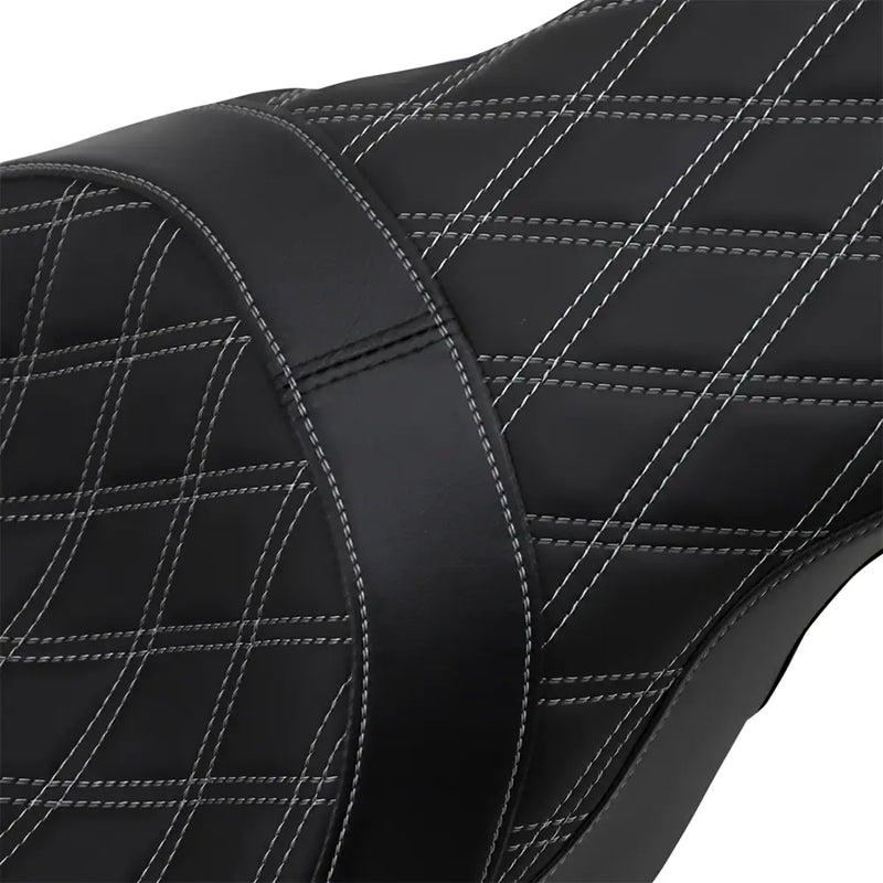 Drag Specialties Predator 2-Up Forward Seat for Harley