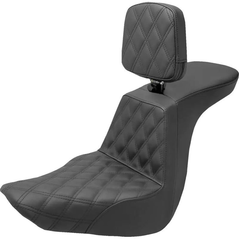 Saddlemen Tour Step-Up Motorcycle Seat for Harley