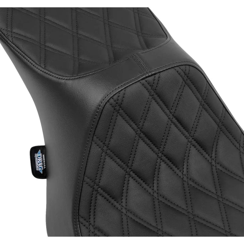 Drag Specialties Predator III 2-Up Seat for Harley
