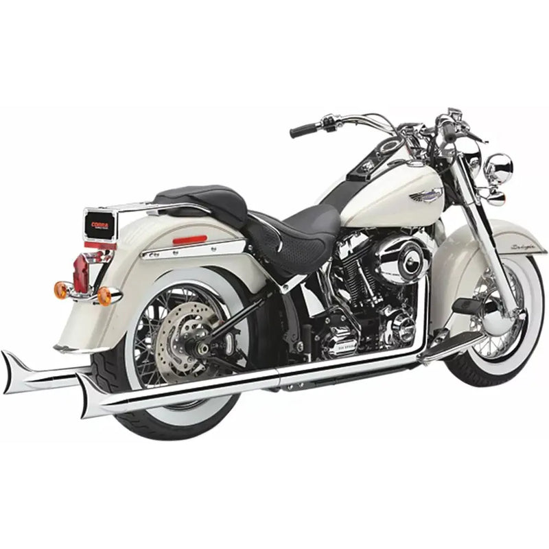 Cobra Bad Hombre Duals Fishtail Exhaust for Harley