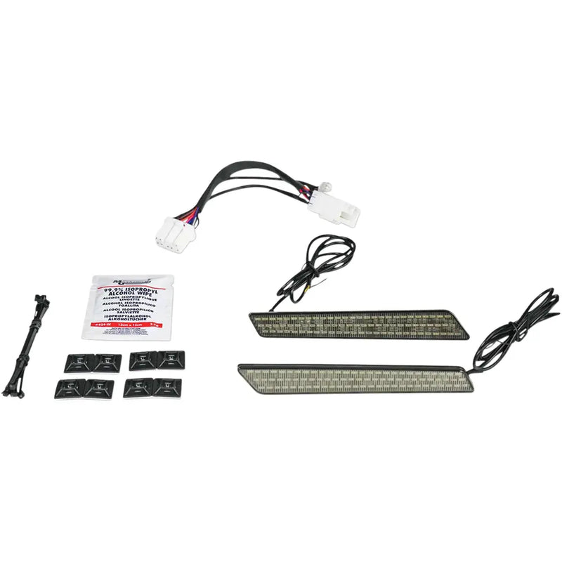 Custom Dynamics Dual Intensity Saddlebag Latch LED Lights for Harley