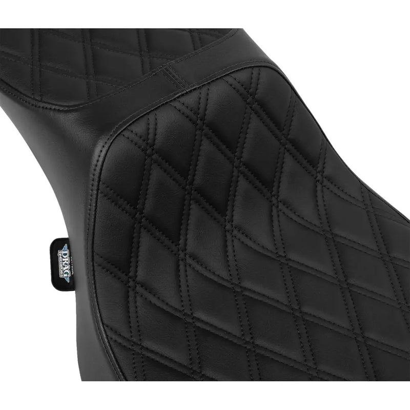 Drag Specialties Performance Predator 2-Up Extended Reach Seat for Harley