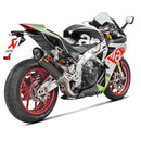 Akrapovic Slip-On Series Muffler for Aprilia 17-20 Tuono V4 (Carbon muffler with carbon end cap) (S-A10SO9-RC)