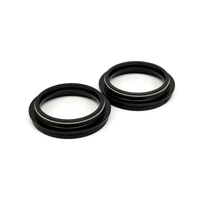 All Balls Fork Dust Seal Kit 49mm Softail 18-21; FXSB Breakout 13-17; FXCW/C 08-11; Dyna 06-17; 1200X/XS 16-20; V-Rod 02-11