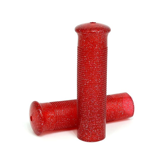 Anderson 1" Glitter Motorcycle Grips Glitter Red