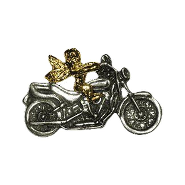 Angel On Bike Pin