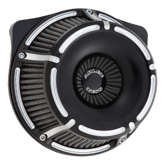 Arlen Ness Inverted Air Cleaner Slot Track for Harley 16-17 Softail; 11-17 CVO Softail; 2017 FXDLS; 08-16 Touring, Trike. (e-throttle) / Contrast Cut