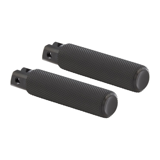 Arlen Ness Knurled Passenger Footpegs for Harley 18-21 Softail / Black