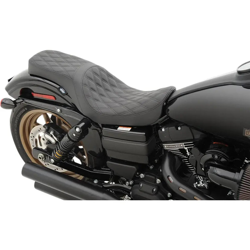 Drag Specialties Predator 2-Up Seat for Harley