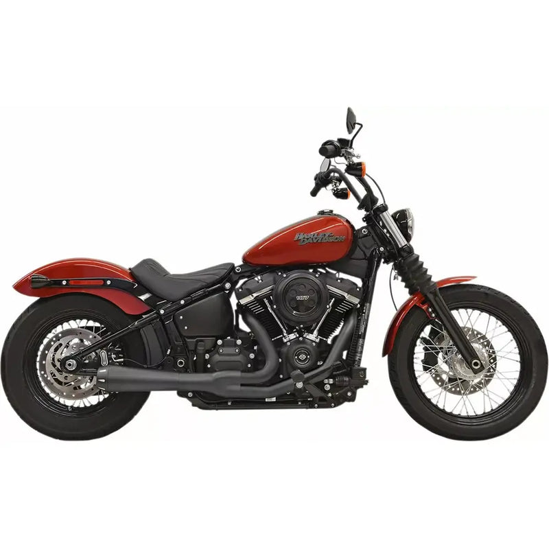 Bassani Road Rage Short Megaphone 2-into-1 Exhaust System for Harley