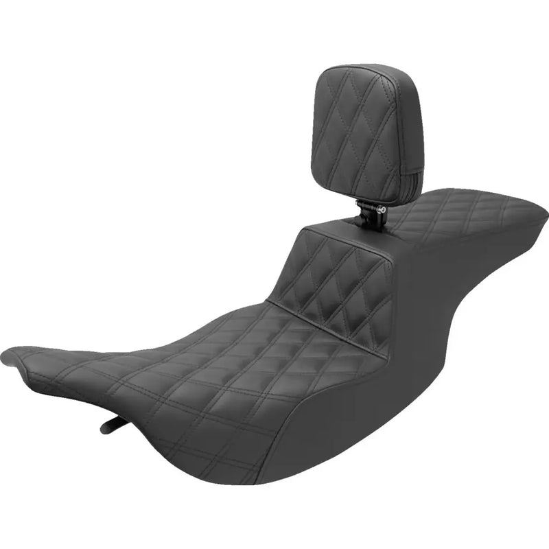 Saddlemen Tour Step-Up Motorcycle Seat for Harley