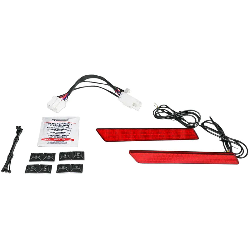 Custom Dynamics Dual Intensity Saddlebag Latch LED Lights for Harley