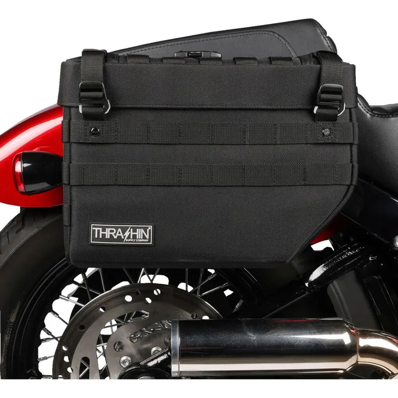 Thrashin Supply Expedition 21L Throw-Over Motorcycle Saddlebag Set