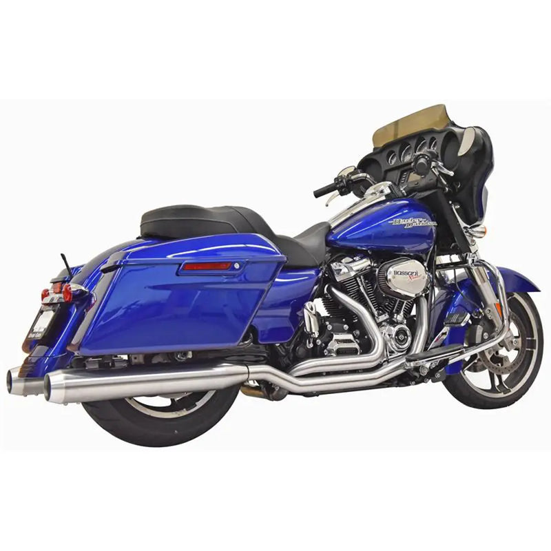 Bassani True Dual Stainless Steel Exhaust System for Harley 17-24 Touring  - Customhoj