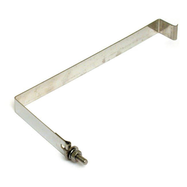 Battery Hold Down Strap Stainless Polished FL, FLH 65-69