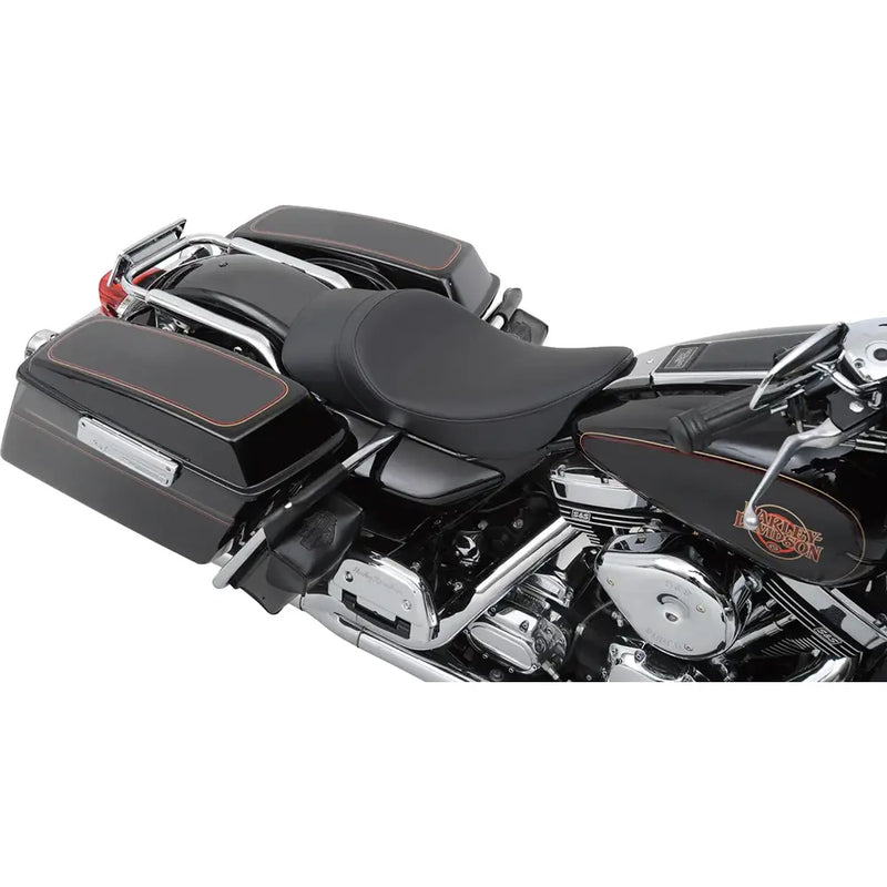 Drag Specialties EZ-ON Low Profile Forward Solo Seat for Harley