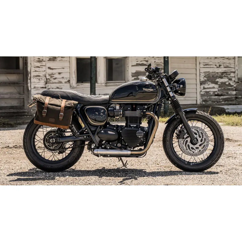 Longride Mini Patriot Roll Top 12L Click-On Motorcycle Saddlebag
