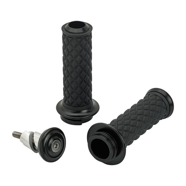 Biltwell Alumicore Grips HD Black Grip Set