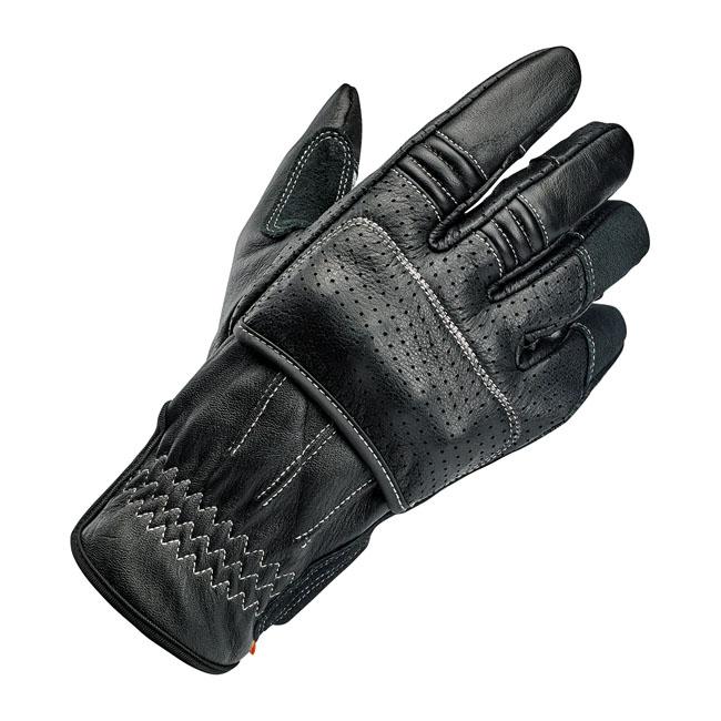 Biltwell Borrego Motorcycle Gloves Black/Cement / XS