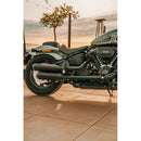 Black Duck Bombardier EC Euro Approved Slip-On Mufflers for Harley  - Customhoj