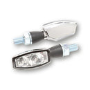 Blaze LED 3 in 1 Motorcycle Taillight Chrome