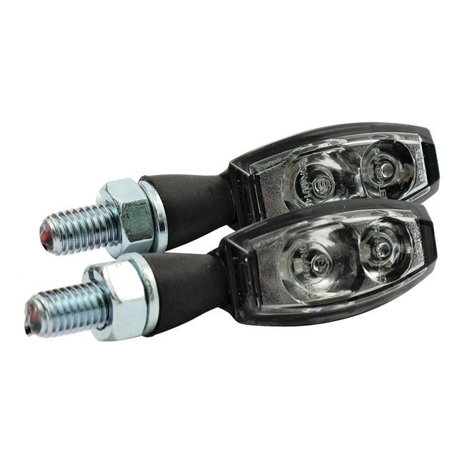 Blaze LED Motorcycle Turn Signals Black