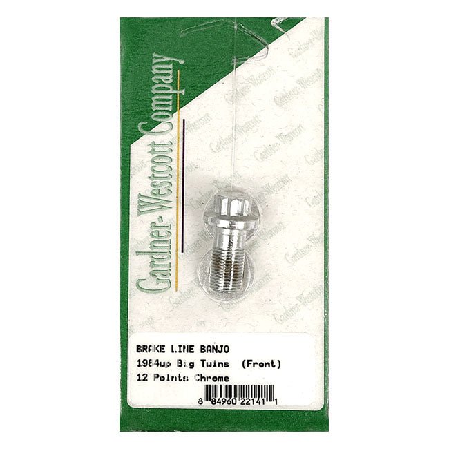 Brake Banjo Bolt 12-Point Chrome 7/16-24