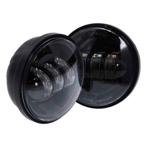 Bright 4.5" Motorcycle LED Spotlight Inserts  - Customhoj