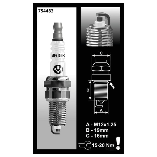 Brisk BR15YC Spark Plug