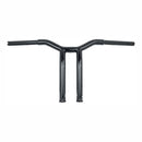 Burly Dominator Raked 1-1/4" T-Bar Handlebars 12” Rise Gloss Black