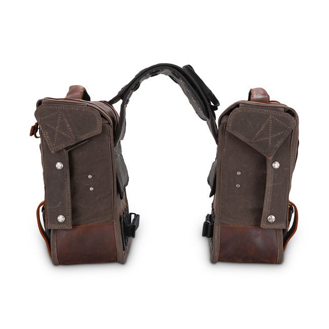 Burly Voyager Throw-Over Saddlebags