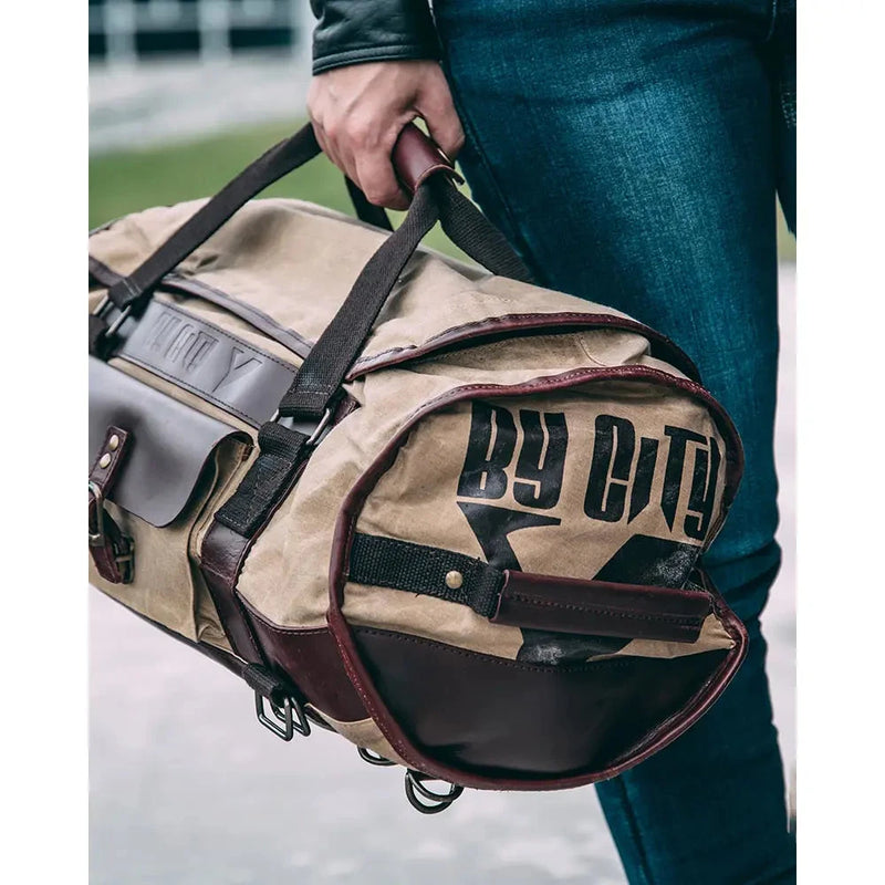 By City Dakar Motorcycle Duffle Backpack  - Customhoj