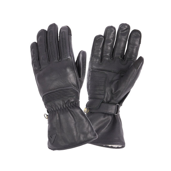 By City Lyon Motorcycle Gloves Black / S  - Customhoj