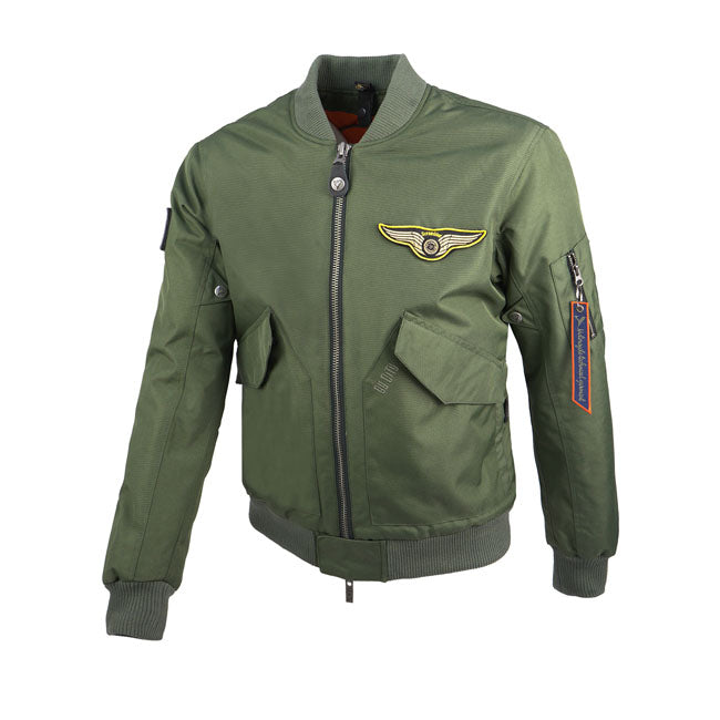 By City Maverik Motorcycle Jacket Green / S