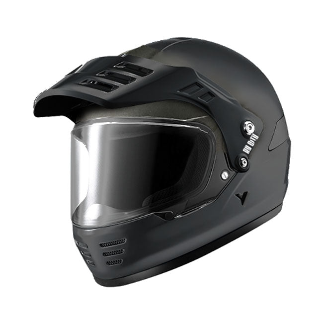 Scorpion Custom Baron Helmet With Studs - Matte Black Scorpion Custom Baron Helmet With Studs - Matte Black