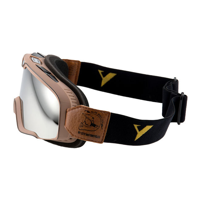 By City Roadster Motorcycle Goggles  - Customhoj