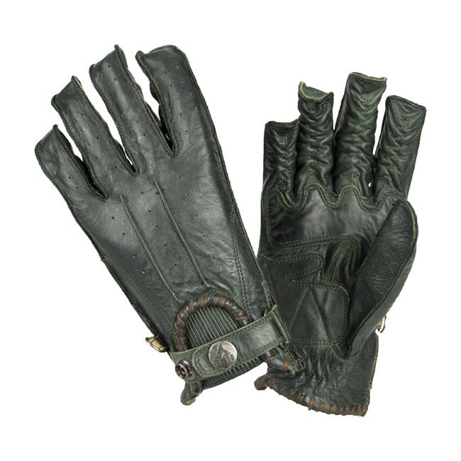 By City Second Skin Motorcycle Gloves Green / XS