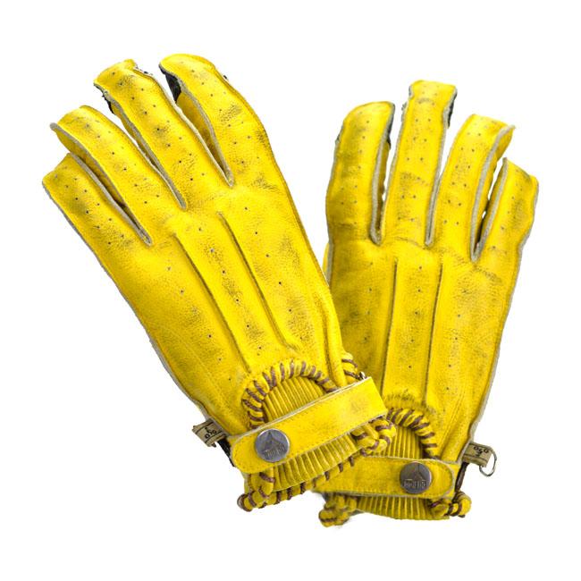 By City Second Skin Motorcycle Gloves Yellow / XS