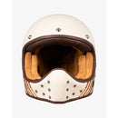 By City The Rock Retro Motocross Motorcycle Helmet  - Customhoj