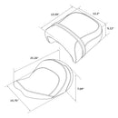 C.C Rider Two-Piece Seat for Indian  - Customhoj