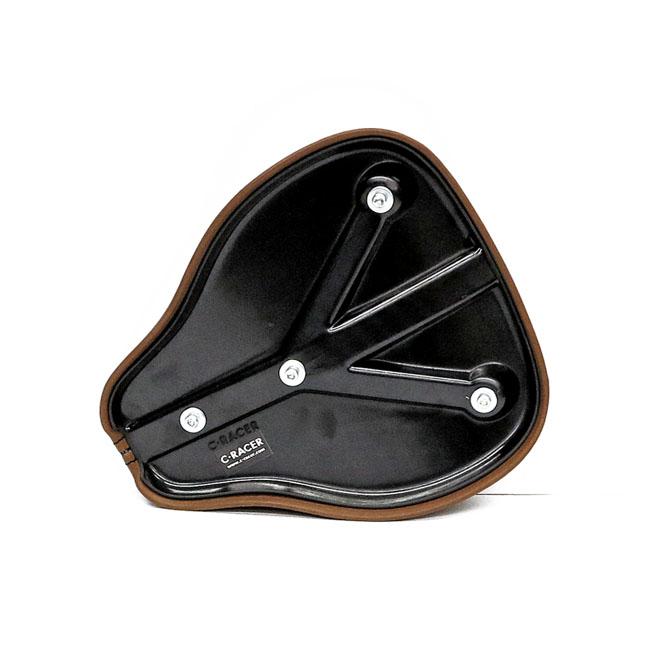 C-Racer Classic bobber Solo Seat Small Dark Brown