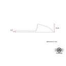 C-Racer FL Classic Cafe Racer Motorcycle Seat  - Customhoj