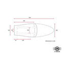 C-Racer FL Classic Cafe Racer Seat