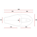 C-Racer Neo Classic Cafe Racer Motorcycle Seat  - Customhoj