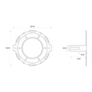 C-Racer Universal Headlight Grill & lins kit No2